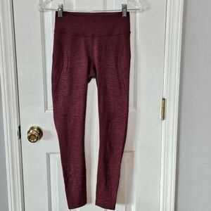 Outdoor Voices Zoom 7/8 Leggings Maroon Size XS